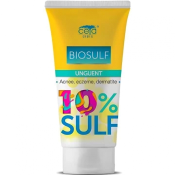 Biosulf Unguent cu Sulf 10%, 50g, Ceta Sibiu