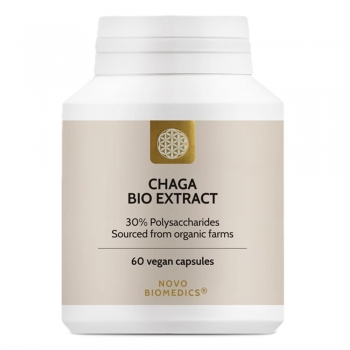Extract de ciuperca Chaga, Novo Biomedics, 60 capsule