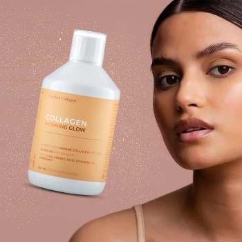 Colagen lichid Morning Glow cu Acid hialuronic, Swedish Collagen, 500 ml