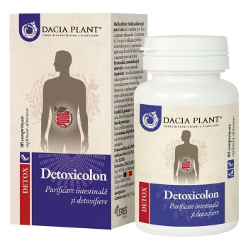 Detoxicolon, 60 comprimate, Dacia Plant