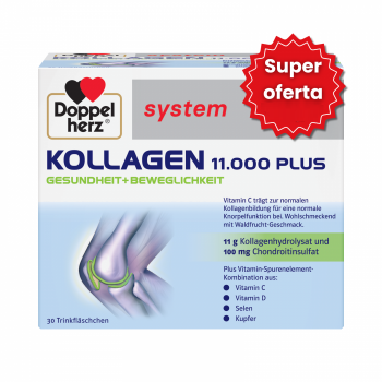 Colagen lichid Doppelherz Kollagen 11000 plus, 30 fiole (la pret de 20)