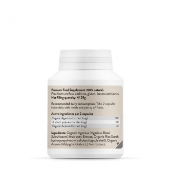 Extract de ciuperca Agaricus, Novo Biomedics, 60 capsule