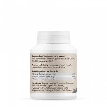 Extract de ciuperca Hericium, Novo Biomedics, 60 capsule