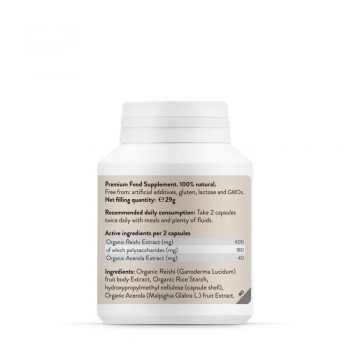 Extract de ciuperca Reishi, Novo Biomedics, 60 capsule
