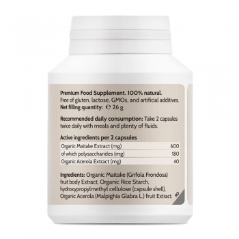 Extract de ciuperca Maitake, Novo Biomedics, 60 capsule