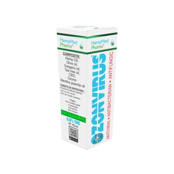 Ulei ozonat Ozonvirus cu CBD 25 mg, HempMed