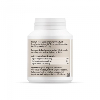 Extract de ciuperca Polyporus, Novo Biomedics, 60 capsule