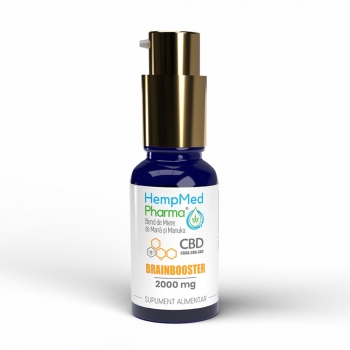 Ulei CBD Brainbooster, 2000 mg, HempMed Pharma, 10 ml