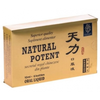 Natural Potent Oral Liquid, 6 fiole pentru potenta