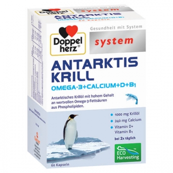 Krill Antarctic cu Omega 3, Doppelherz, 60 capsule