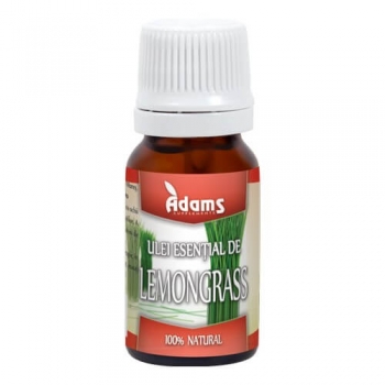 Ulei esential de Lemongrass, 10 ml, Adams Vision