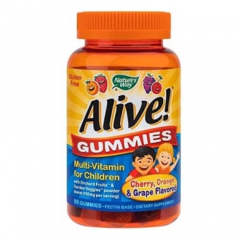 Alive Gummies Secom, 90 jeleuri gumate, Nature's Way