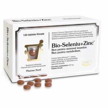 Bio-Seleniu + Zinc, 120 tb, Pharma Nord