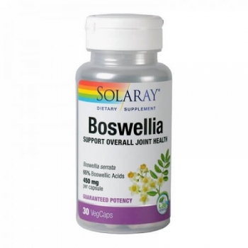 Boswellia 450 mg Secom, 30 capsule vegetale, Solaray