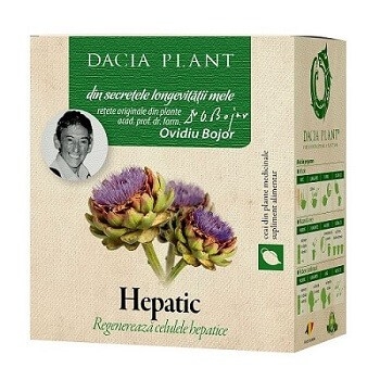 Ceai hepatic, 50 g, Dacia Plant