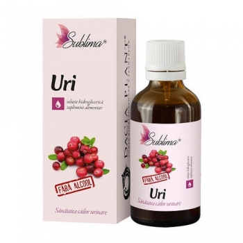 Uri Sublima Solutie hidroglicerica fara alcool, 50 ml, Dacia Plant