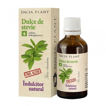 Dulce de Stevie Indulcitor Natural, 50 ml, Dacia Plant