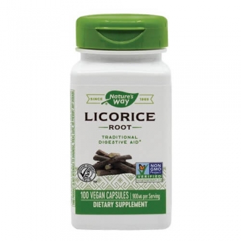 Licorice (Lemn-dulce) 450 mg Secom, 100 cps
