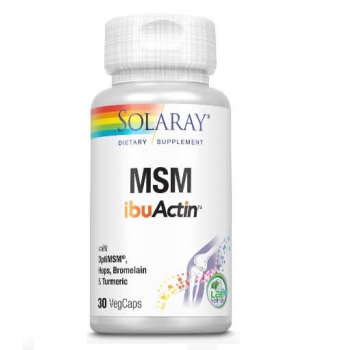 MSM ibuActin Secom, 30 cps, Solaray