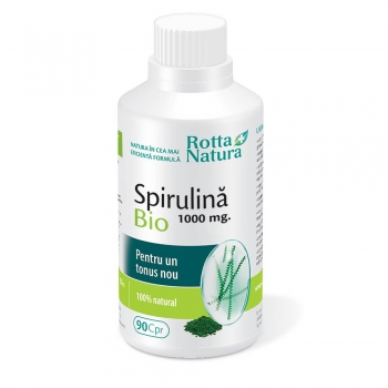 Spirulina Bio 1000 mg, 90 cpr, Rotta Natura