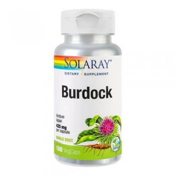 Supliment Burdock (Brusture) 425 mg Secom, 100 cps