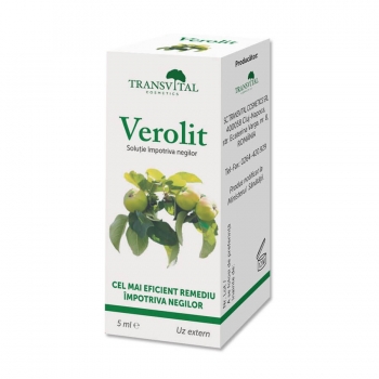 Verolit solutie impotriva negilor, 5 ml, Transvital