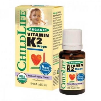 Vitamin K2 picaturi pentru copii 15 mcg, Secom, 7,5 ml