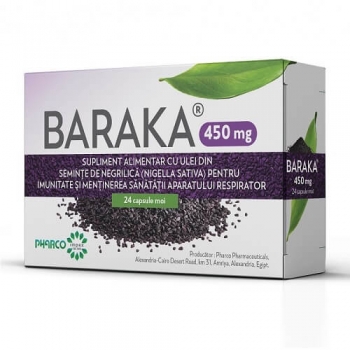 Baraka 450 mg, 24 capsule moi, Pharco