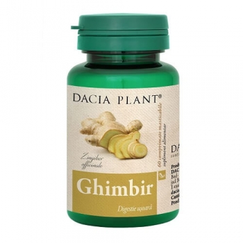 Ghimbir, 60 comprimate, Dacia Plant