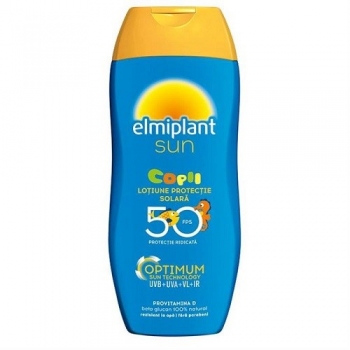 Elmiplant Lotiune pentru copii cu protectie solara, Optimum Sun, SPF 50, 200 ml