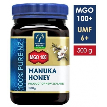 Miere de Manuka MGO 100, 500g, Manuka Health