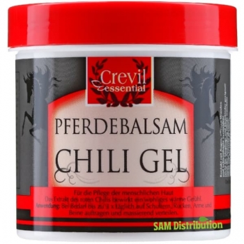 Pferdebalsam Gel Puterea Calului cu ardei iute (capsaicina), 250 ml, Crevil