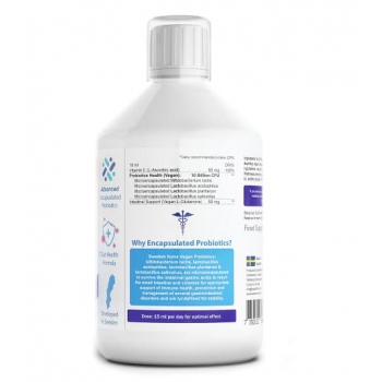 Probiotic Lichid cu Bifidobacterium lactis, 500 ml, Swedish Nutra