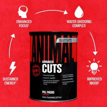 Universal Nutrition Animal Cuts, 42 plicuri