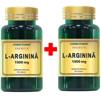Pachet L-Arginina 60+60 tablete (1+1 gratis) Cosmopharm