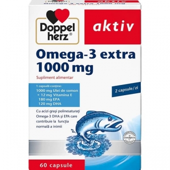 Omega 3 extra 1000 mg, Doppelherz, 60 capsule