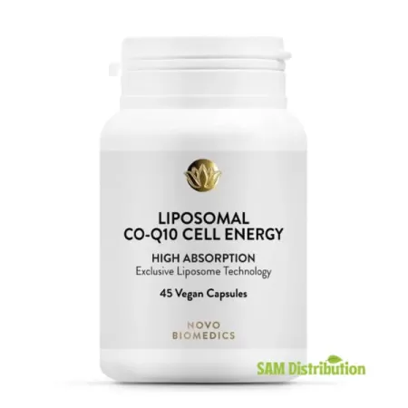 Co-Q10 Lipozomala pentru Energie Celulara, Novo Biomedics, 45 capsule