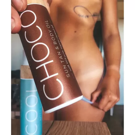 Ulei de corp bronzant Choco Cocosolis, 110ml