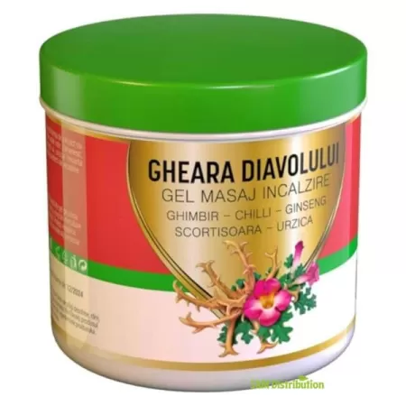 Gel de masaj cu efect de incalzire Gheara Diavolului, Praemium, 275 ml