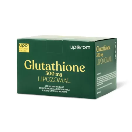 Glutathione Lipozomal 300 mg, Liporom, 30 plicuri