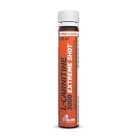 L-Carnitina 3000 Extreme Shot, Olimp Sport Nutrition, 20 fiole portocale