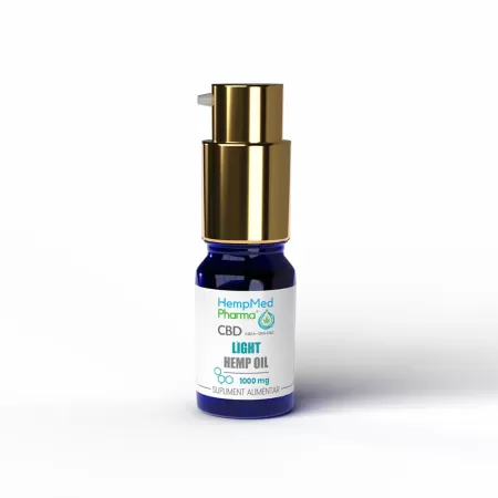 Ulei CBD Light Hemp, 1000 mg, HempMed Pharma, 10 ml