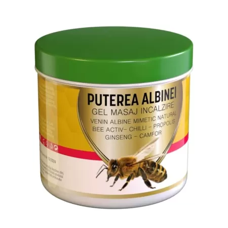 Gel de masaj cu venin de albine, Puterea Albinei, Praemium, 275 ml