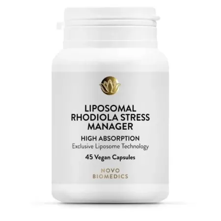 Rhodiola Lipozomala Stress Manager, Novo Biomedics, 45 capsule