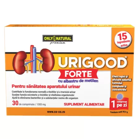Urigood Forte, Only Natural, 30 comprimate