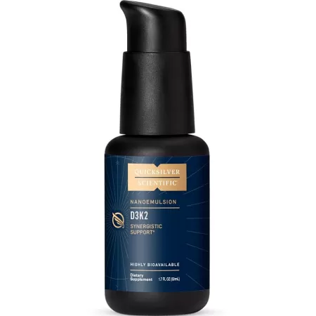 Vitamina D3+K2 Lipozomala, Quicksilver Scientific, 50 ml