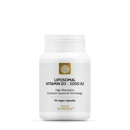 Vitamina D3 Lipozomala 2000 UI, 45 capsule, Novo Biomedics