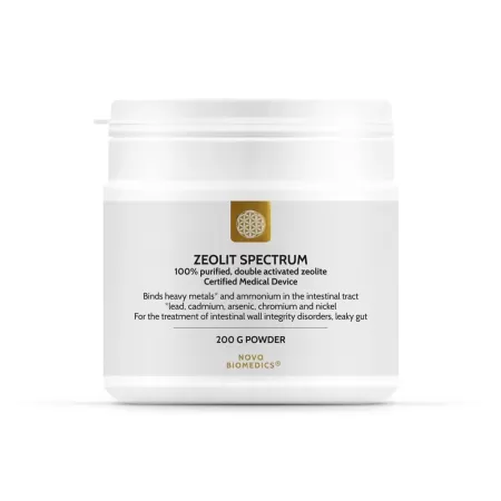 Zeolit Spectrum pulbere, 200 g, Novo Biomedics