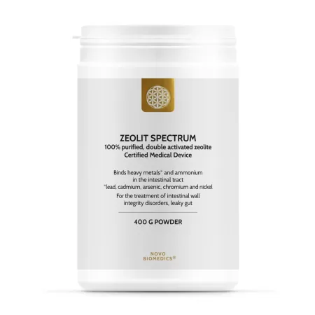 Zeolit Spectrum pulbere, 400g, Novo Biomedics
