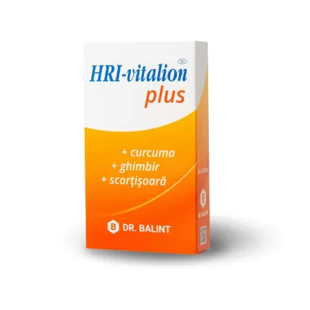 Hri Vitalion Plus, 54 tablete + Vitamina D3, 4000IU, 60 tablete, Dr Balint
